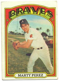 1972 Topps Baseball Cards      119     Marty Perez